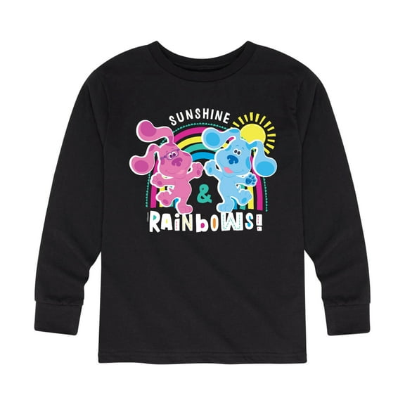 Blue Clues & You! - Sunshine and Rainbows - Toddler And Youth Long Sleeve Graphic T-Shirt