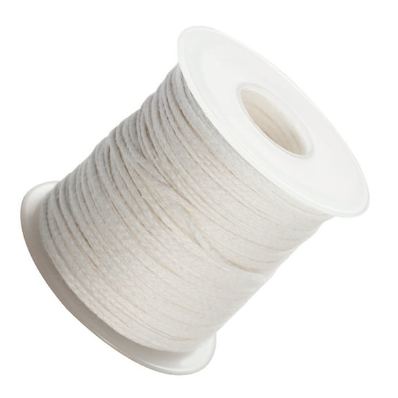 Homoyoyo Braided Cotton Candle Wicks for DIY Pillar and Taper Use