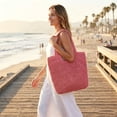 thumbnail image 6 of Under $15 Clearance Beach Bags,Woven Straw Tote Bags，Large Beach Bag, Weaving Swim Shopping Travel Bag Waterproof, 6 of 7