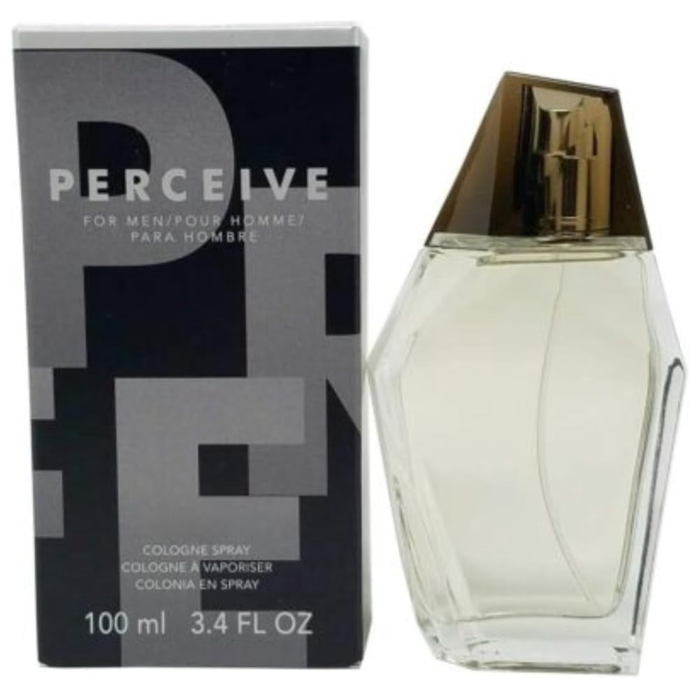 Avon Perceive Cologne for Men, 3.4 fl. oz (100 mL) – Fresh Aromatic Men’s Fragrance with Sparkling Citrus, Sage & Cedarwood – Long Lasting Perfume for Men, Designer Cologne for Men