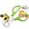thumbnail image 1 of Oleegame 1PC Kitchen Utensils Set Steel Scissors Quail Opener Stainless Egg Tool Kitchen，Dining & Bar Green, 1 of 6