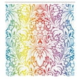 thumbnail image 3 of Ambesonne Floral Shower Curtain, Colorful Damask Flowers, 69"Wx84"L, Multicolor, 3 of 5