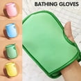 thumbnail image 4 of Exfoliating Body Scrub Gloves Natural Exfoliating Scrubbing Mitt Perfect For Dry Rough Sensitive Skin  Yellow, 4 of 8