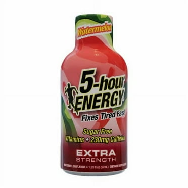 5-Hour Watermelon Extra Strength Energy Drink Shot Bottle