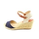 thumbnail image 4 of Sandalia de Cuña Kyndra de Lucky Brand en Azul Marroquí con Tacón de 6 cm, 4 of 5