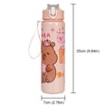 thumbnail image 2 of 700 Ml Capybara Con Botella Paja Y () Rosa, 2 of 9