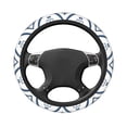 thumbnail image 4 of YFYANG Universal Elastic Blue Abstract Vintage Texture Car Steering Wheel Cover, Non-Slip Sweat Absorbent, 4 of 8