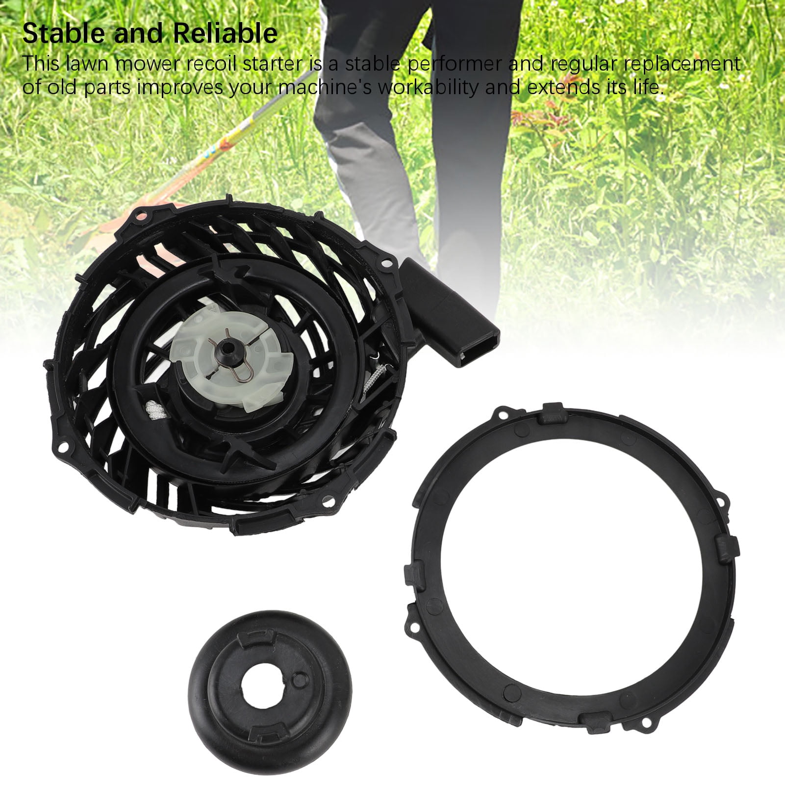 YAHHU Lawn Mower Recoil Starter Replacement Part for Briggs & Stratton 593959 300E 450E 500E 550E 550EX 575EX 600E 625E Engines