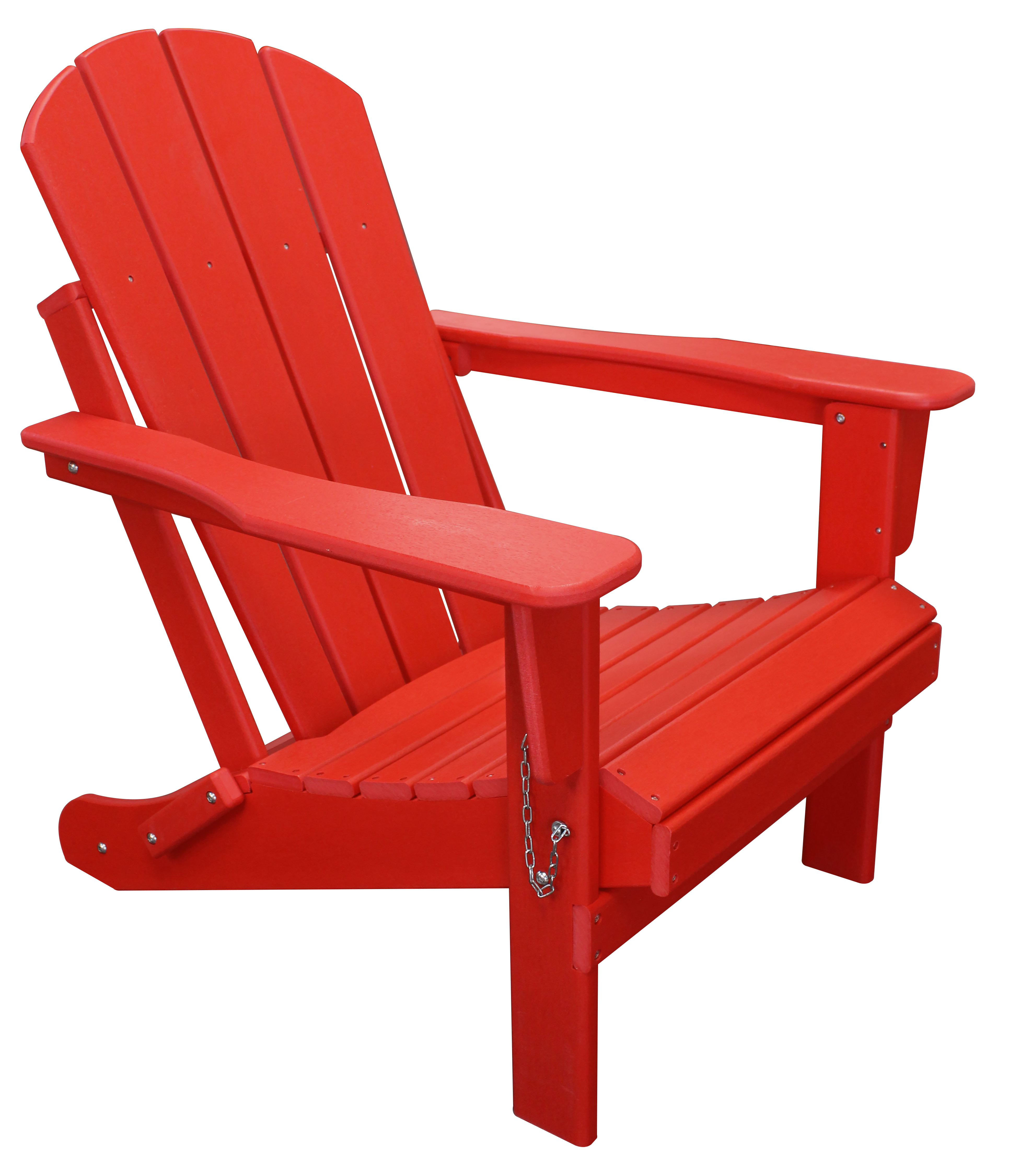 All-Weather Adult Folding Adirondack Chair - Red