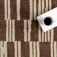 thumbnail image 3 of Rugs USA Tara Striped Wool Area Rug, 9' 6" x 13' 6", Tara Brown, 3 of 8