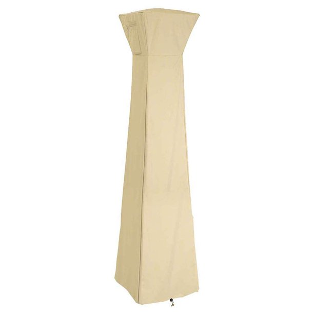 Cubierta de calentador impermeable Cubierta de calentador de patio al aire libre Tela Oxford Protección de calentador a prueba de polvo, Beige Scienceny HA4055-03