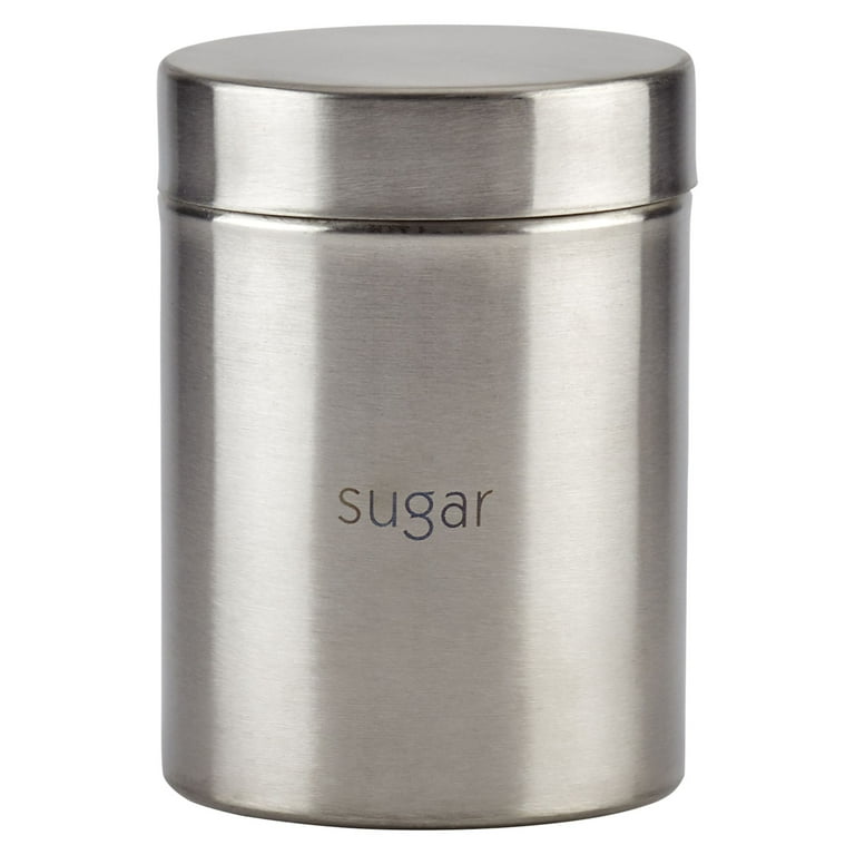 Basic Essentials Stainless Steel Canister Set Piece Coffee