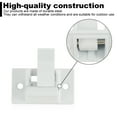 thumbnail image 5 of Grusce 2Pcs RV Awning Bottom Mounting Bracket Steel Awning Arm Mounting Bracket Replacement Waterproof White Awning Bottom Mounting Bracket for RV Camper Awning 3104653.005, 5 of 8