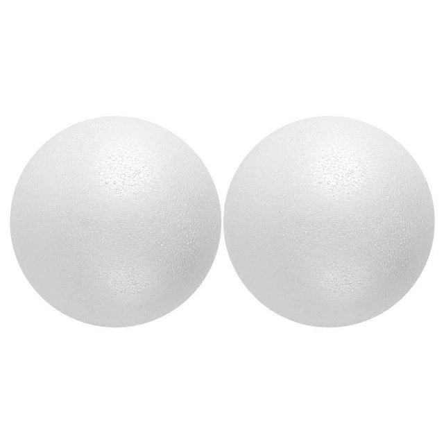 2Pcs Foam Circle Large Foam Ball Round Foam Large Round Foam Block Blank Foam Sphere