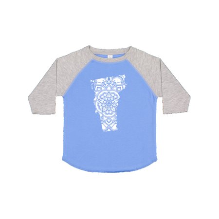 

Inktastic Vermont Silhouette Mandala Gift Toddler Boy or Toddler Girl T-Shirt