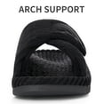 thumbnail image 5 of Litfun Orthotic Slippers for Women Adjustable Corduroy House Slippers Arch Support Slide Slippers, Black, Size 8-8.5, 5 of 8