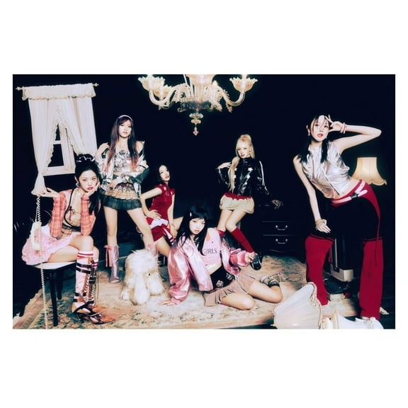 Ive Group Poster(3) Empathy Album Concept Photo Print K-Pop Home Decor For Living Room Aesthetic Kpop Female Girl Group