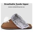 thumbnail image 2 of VONMAY Women's Scuff Slippers Fuzzy Indoor Outdoor House Shoes, 2 of 7