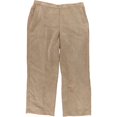 thumbnail image 1 of Alfred Dunner Pantalones cortos casuales de pana sin cordones para mujer, marrón, 12P cortos Alfred Dunner recortado, 1 of 2