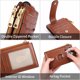 thumbnail image 5 of Cartera delgada minimalista para hombres y mujeres con bloqueo RFID bolsillo frontal de cuero con clip para dinero JAMW Sencillez, 5 of 5