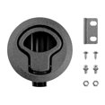 thumbnail image 1 of Locking Flush Latch Uv Stabilized Plastic Flush Latch Marine Latch Withstand Harsh Marine Conditions (black), 1 of 1