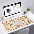 thumbnail image 6 of Desk Mat,Vintage Mushrooms Gaming Mouse Pad,XXL Extended Mouse Pad Mat for Office,Computer,Keyboard with Non-Slip Base Stitched Eges Mousepad 35.4''''×15.7'''', 6 of 6