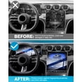 thumbnail image 3 of [Protector de pantalla] Paquete de 2 unidades para Mercedes Benz GLC de 11,9 y 12,3 pulgadas, 3 of 7