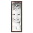 thumbnail image 2 of ArtToFrames 12" x 39" Honors Mahogany with Black Picture Frame, 12x39 inch Brown Wood Poster Frame (WOM-5154), 2 of 7