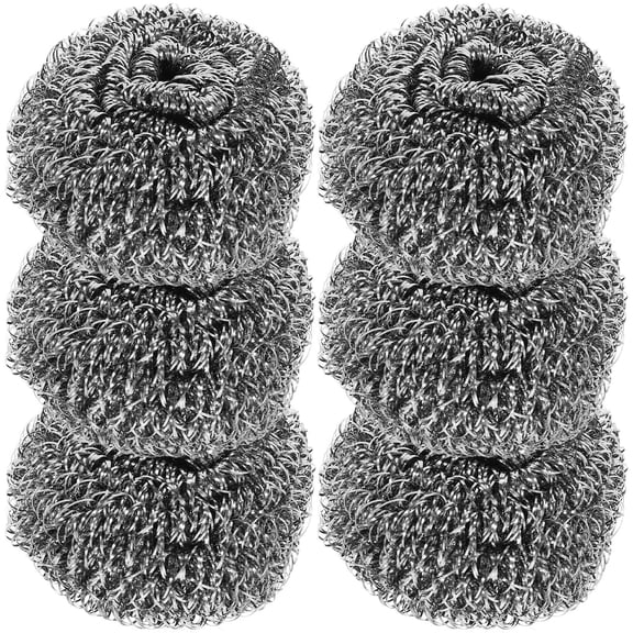 EXHUMKY 6Pcs Kitchen Tools for Dish Cleaning in Tightly Coiled Shape for Restaurants