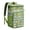 Olive-green-5, variant on Colorful Abstract Geometric Cooler Backpack - 20L Insulated Leakproof Lunch Bag, Plaid Stripes