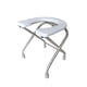 thumbnail image 4 of Asiento de inodoro plegable para personas mayores, taburete de inodoro en cuclillas, silla de ducha portátil Altura 30cm, 4 of 9