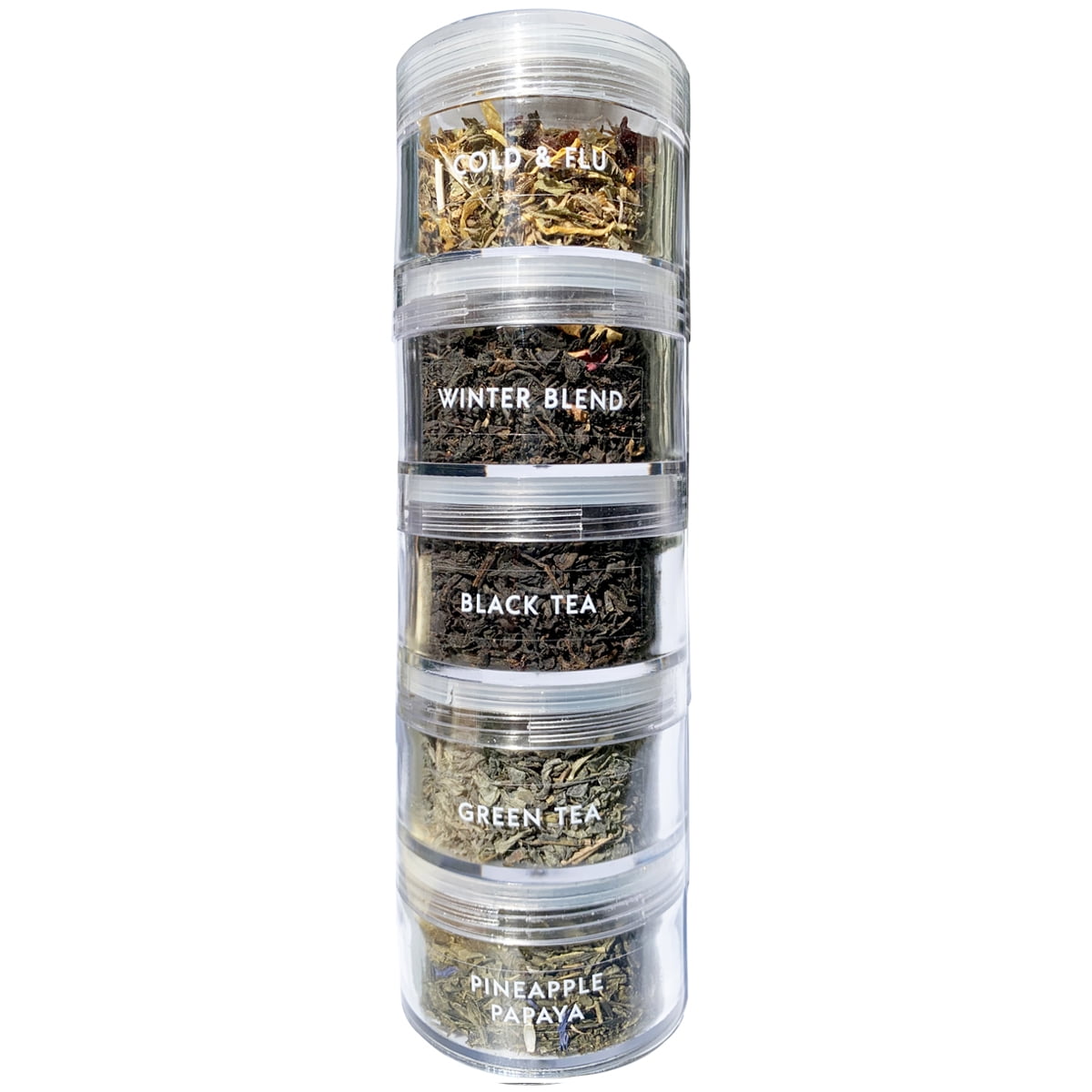 Herbal and Exotic Tea | Immunity Booster Loose Tea Sampler - Cold & Flu Black Tea Brew, Winter Blend Tea, Black tea, Green Tea, Pineapple Papaya Green Tea - Packed in U.S.A