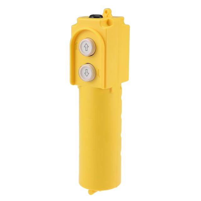 Unique Bargains Rainproof Hoist Crane Pendant Control Station Push Button Switch 2 Ways Yellow