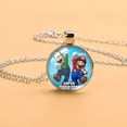 thumbnail image 4 of Collar de Super Mario Bros, periférico de juego clásico, colgante de personaje de dibujos animados lindo, princesa Peach, regalos para parejas, juguetes para niños, 4 of 5