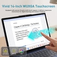 thumbnail image 3 of Lenovo Chrome 14" FHD+ Touchscreen Chromebook, MediaTek Kompanio 540, 4GB RAM, 64GB eMMC, Chrome OS, Blue, 3 of 7
