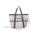 thumbnail image 3 of Bolsa De Playa Bolso de playa para mujer Bolso grande de malla para la playa Bolso ligero de viaje para la compra Likrtyny Para Estrenar, 3 of 3