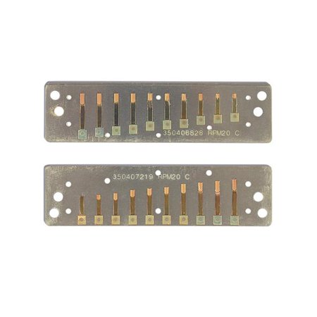 Suzuki RP-M-20-F-U Replacement Reed Plates for Manji Harmonicas - Key of F