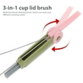 thumbnail image 3 of FESTFENDS 3Pcs Bottle Washing Brush Blue Nylon for Household Users, 3 of 8