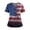 01-Deep Red, variant on 250 Anniversary USA 1776 - 2026 4th of July Scrub Tops for Women Vneck Patriotic Working Uniforms Pockets Blouses 02-Deep Red 3XL