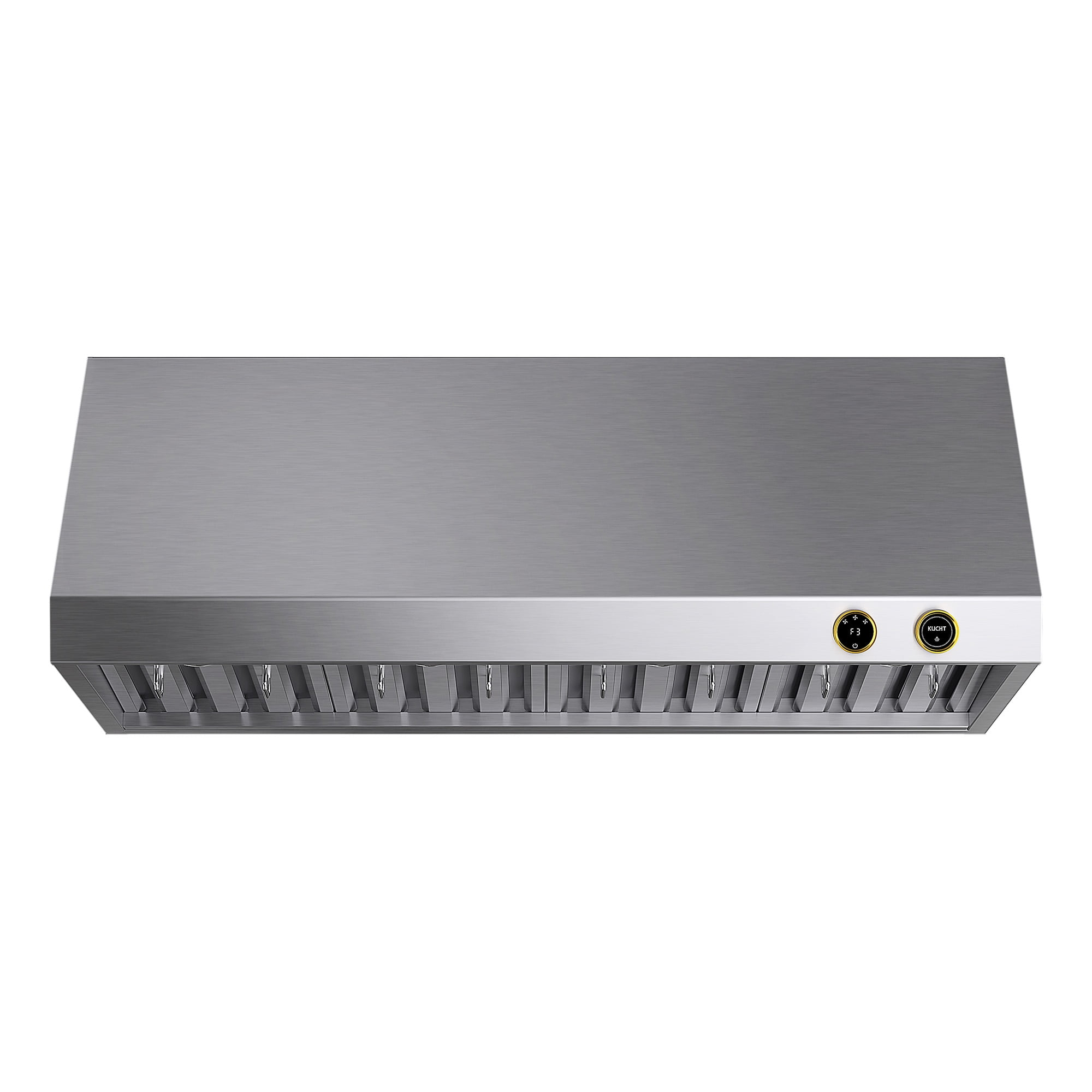 48 in. 6.7. Dual Fuel Range for Natural Gas and Gold + Under Cabinet Range Hood