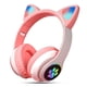 thumbnail image 4 of Auriculares inalámbricos con orejas de gato y Bluetooth para niñas, bonitos auriculares para juegos de deportes electrónicos, 4 of 5