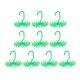 thumbnail image 3 of Organizador de corbatas giratorio multifuncional de 10 unidades con 18 ganchos. verde, 3 of 6