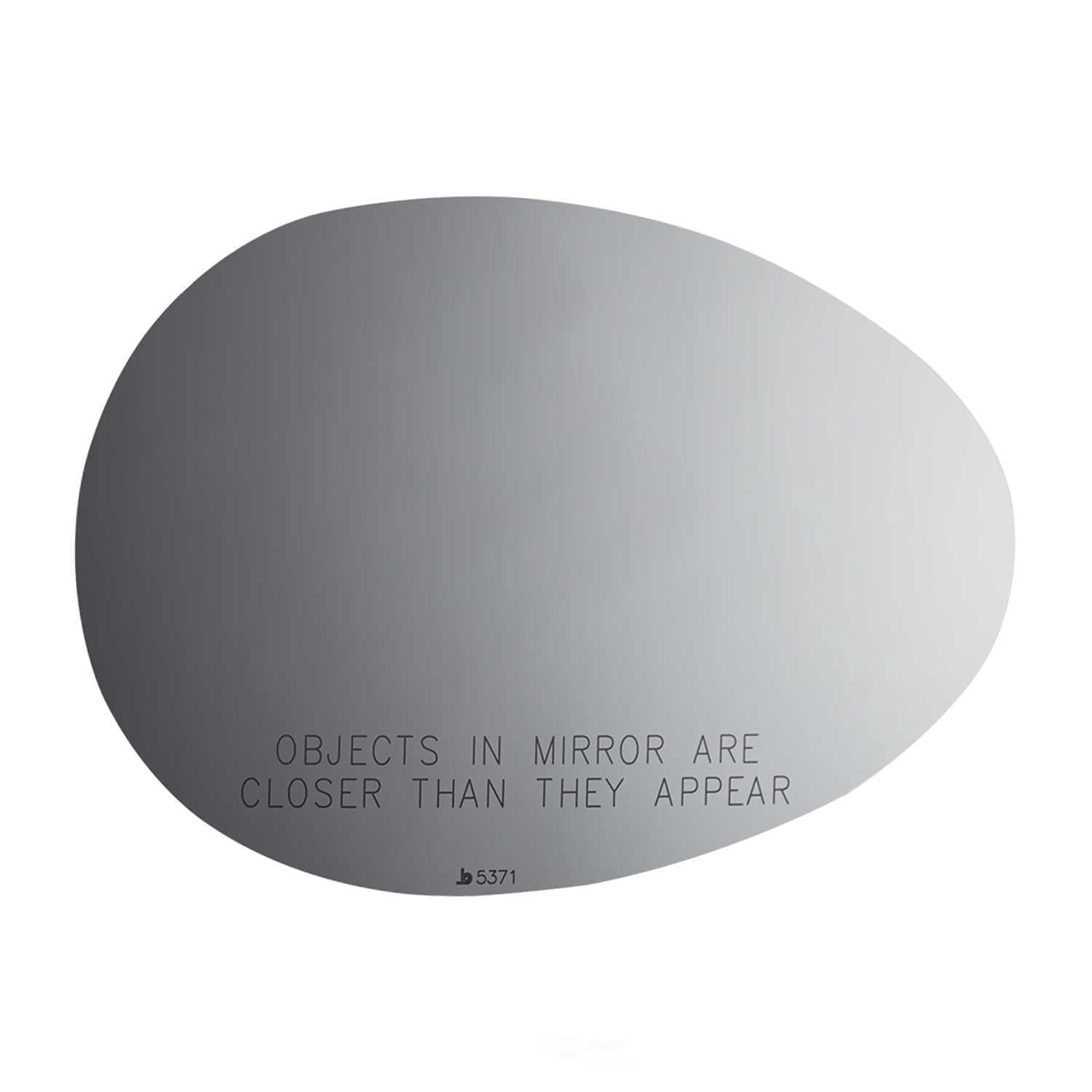 Burco Side View Mirror Replacement Glass - Clear Glass - 5371