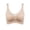 Beige, variant on Bras for Women Plus Size Soild Color Everyday Jelly Bra No Underwire