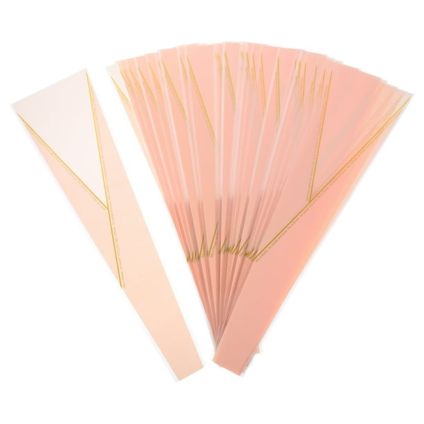 KAKOWELY 50 fundas para envolver flores individuales, fundas para ramos pequeños, fundas para envolver rosas individuales.