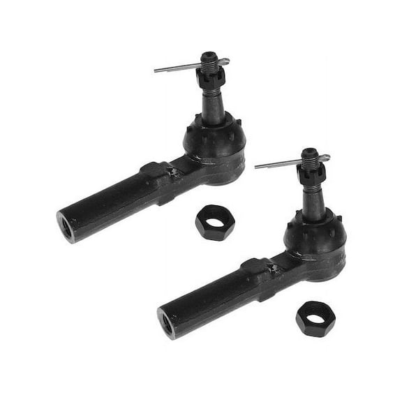 Front Outer Tie Rod End Set 2 Piece - Compatible with 2000 - 2013 Chevy Impala 2001 2002 2003 2004 2005 2006 2007 2008 2009 2010 2011 2012