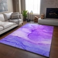 thumbnail image 3 of Addison Rugs Premium Machine Washable Mayfield  Purple 3' x 5' Rug, 3 of 7