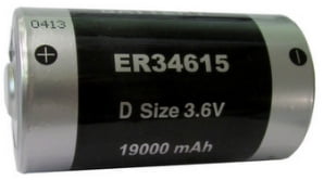 3 Pack D Cell 3.6V 19000mAh Lithium Battery ER34615 D Battery 