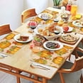 thumbnail image 5 of Sets de Table Citrouille Orange pour Cuisine 4 Pcs Récolte de l'Action de Grâce Automne Durables en Lin 12 X 18 Pouces Modes de Vacances pour Table à Manger, 5 of 5