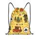 thumbnail image 1 of Fotbe Forest Guard Bolsa Mochila con Cordón Estampada, Bolsa de Gimnasio Deportiva, Bolsa Cinch, Bolsa con Cordón para Hombres y Mujeres-Small, 1 of 6